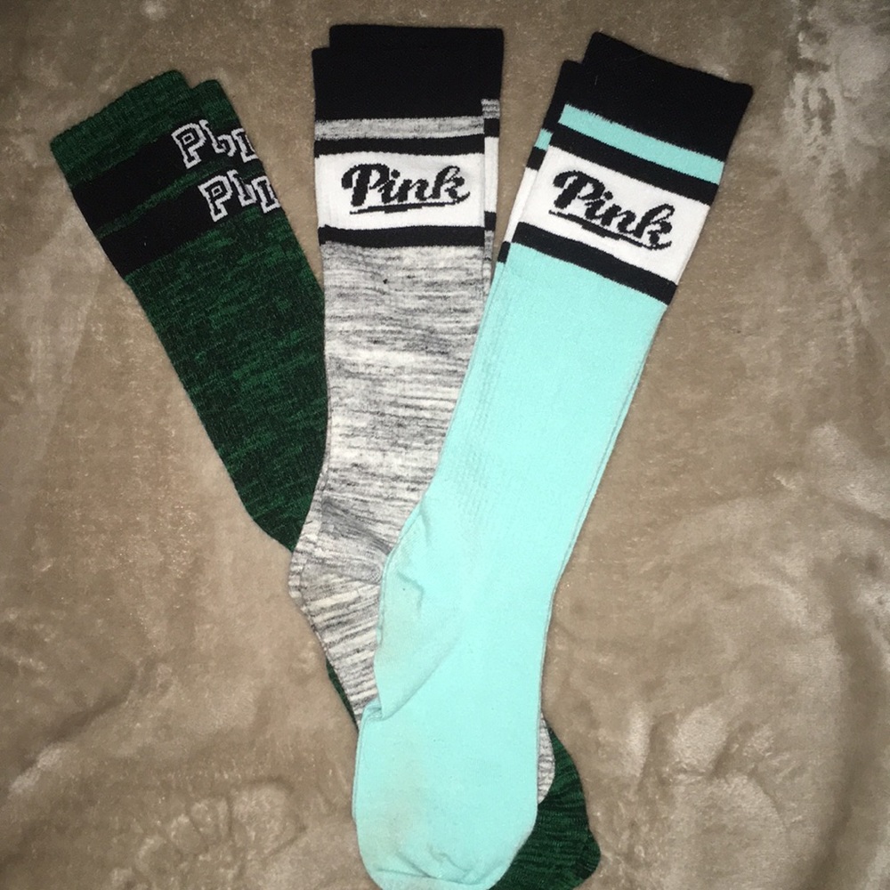 Bundle of 4 pair of PINK socks. 4th pair just add*